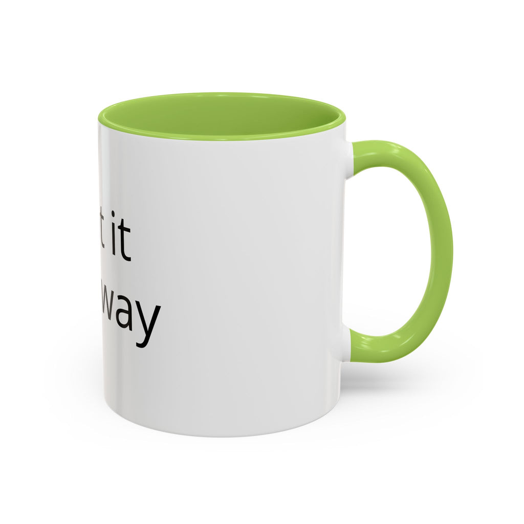 Customizable Accent Coffee Mug – "Print it your way" Personalized Ceramic Gift (11/15oz)