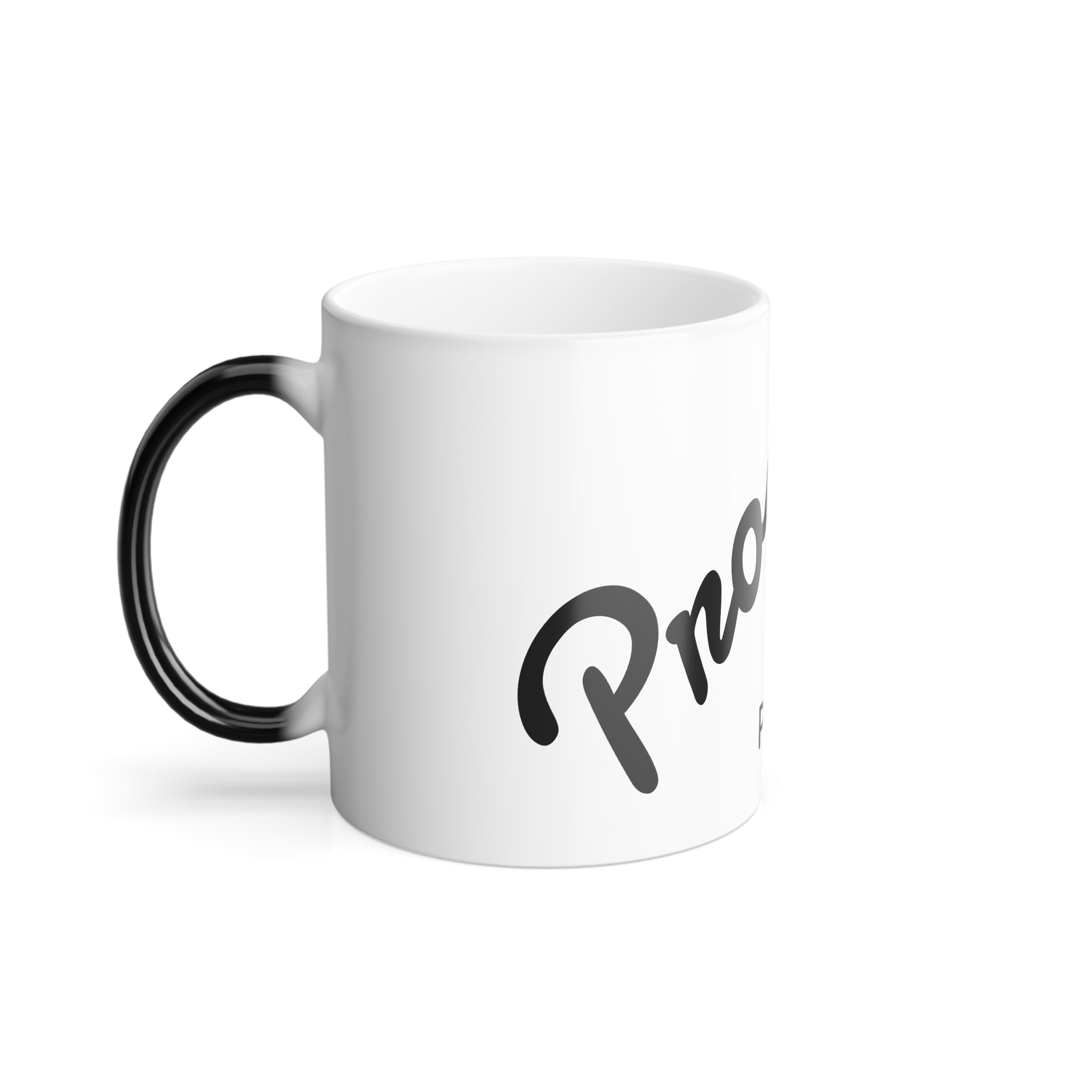 Color-Morph Magic Mug – "Progress Over Perfection" 11oz