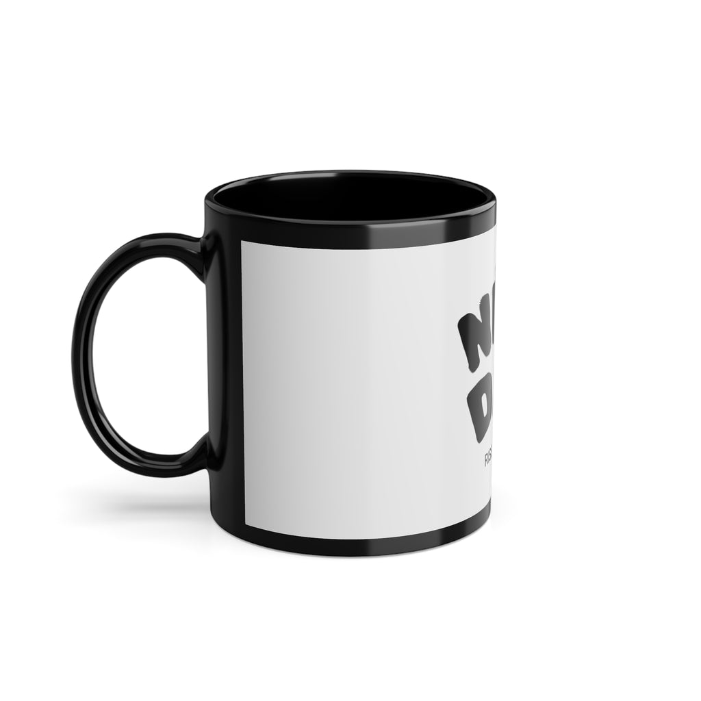 It's a New Day Coffee Mug — 11oz Black Rim & Handle Motivational Morning Mug