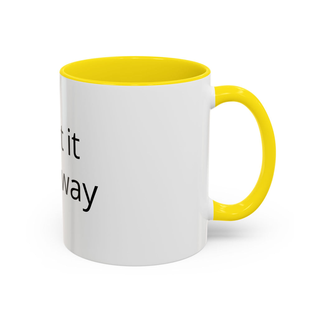 Customizable Accent Coffee Mug – "Print it your way" Personalized Ceramic Gift (11/15oz)