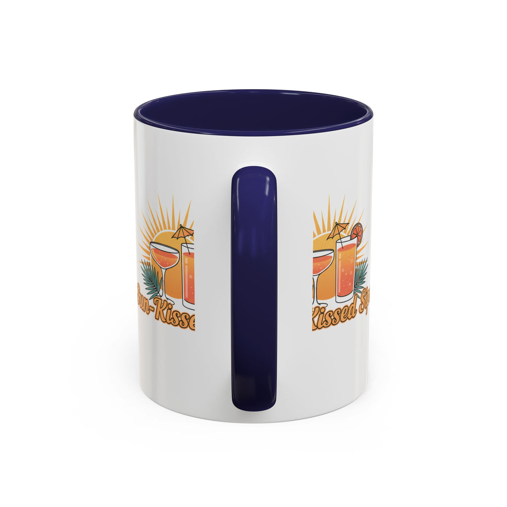 Sun-Kissed Sips Coffee Mug — Tropical Cocktail Graphic Accent Mug (11/15oz)