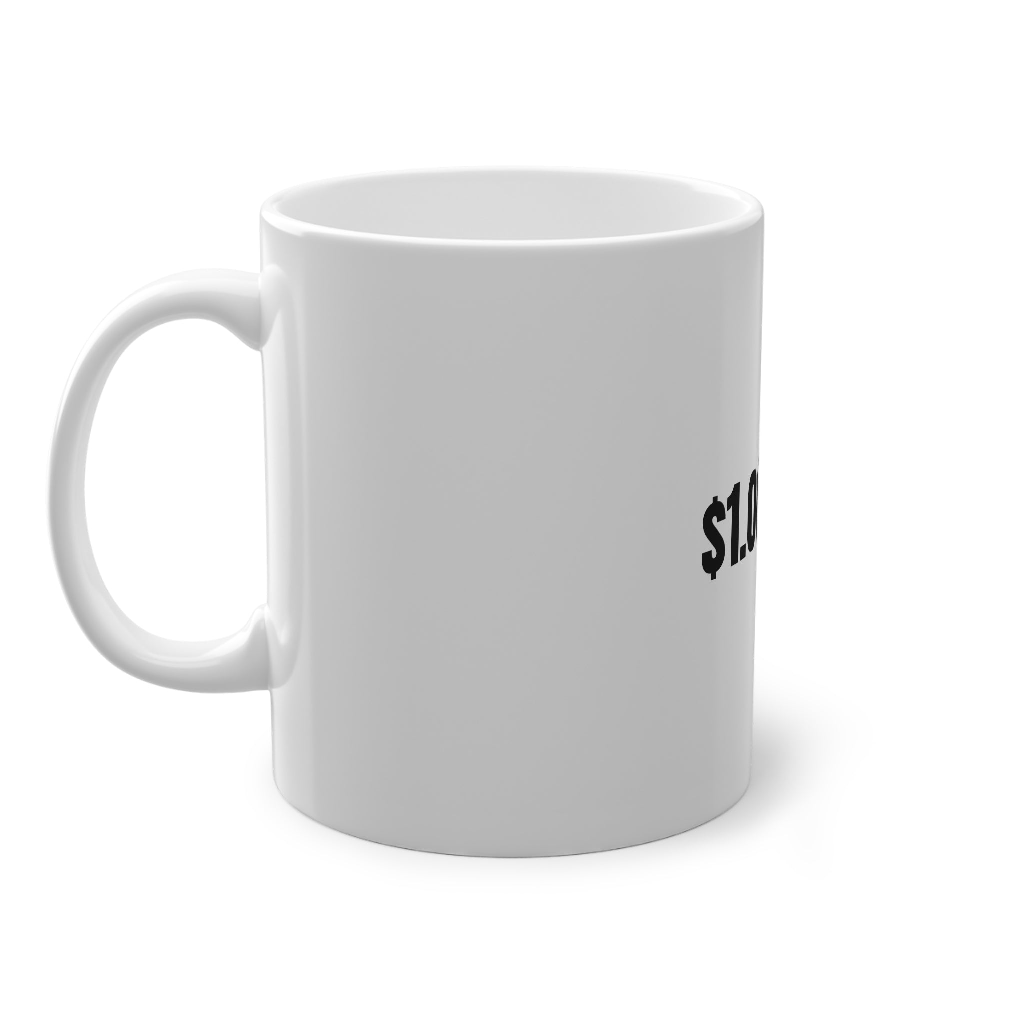 Money Goal Mug — "1.000.000" Motivational Ceramic Coffee Cup