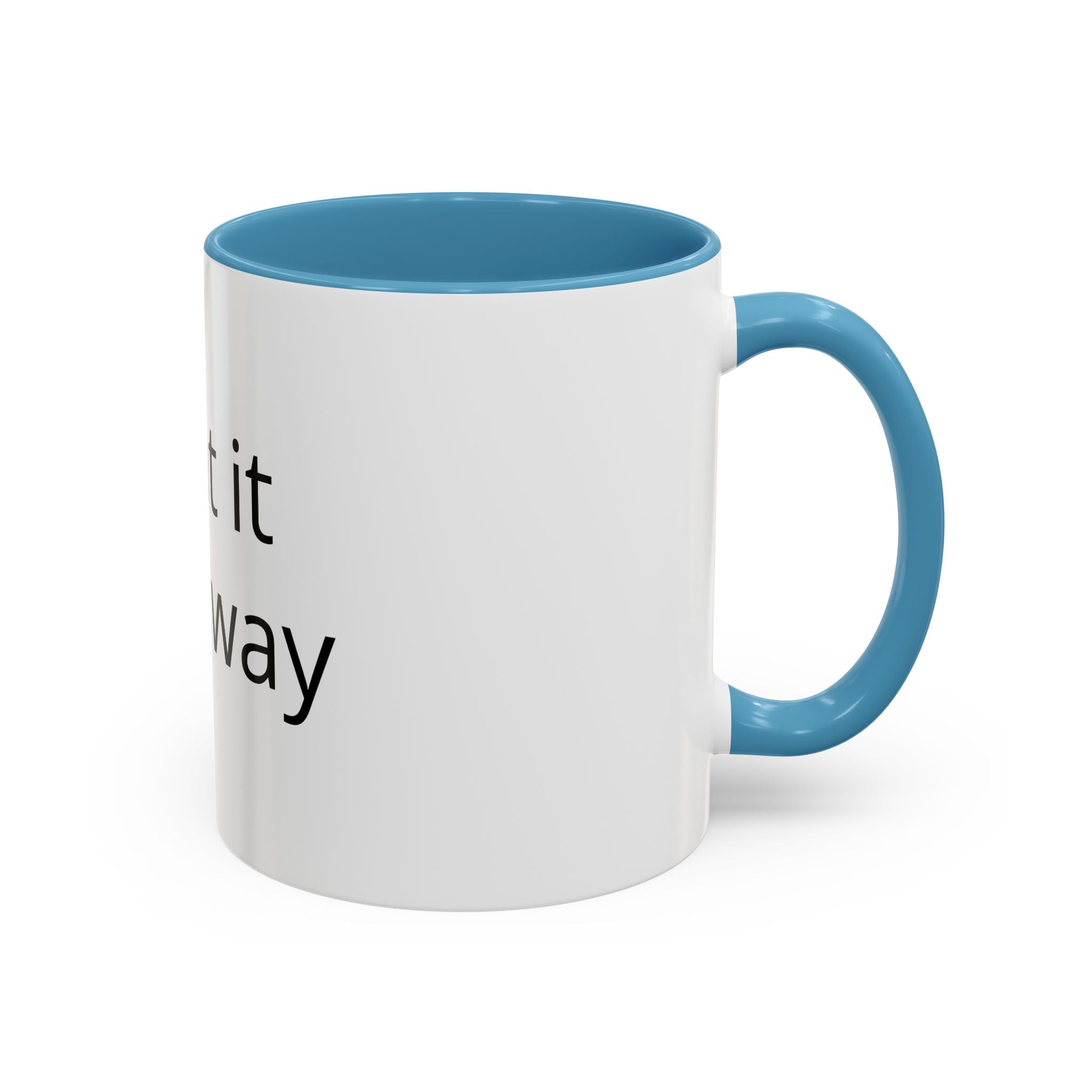 Customizable Accent Coffee Mug – "Print it your way" Personalized Ceramic Gift (11/15oz)