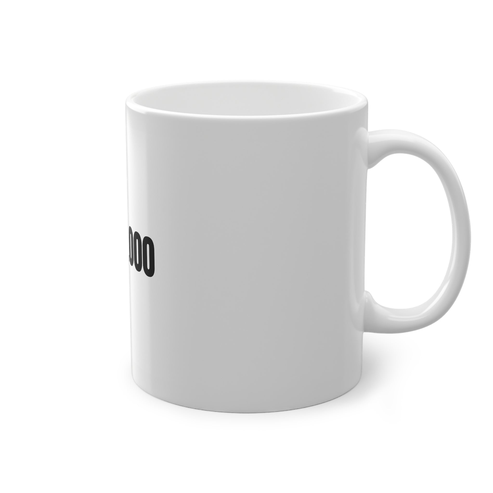 Money Goal Mug — "1.000.000" Motivational Ceramic Coffee Cup