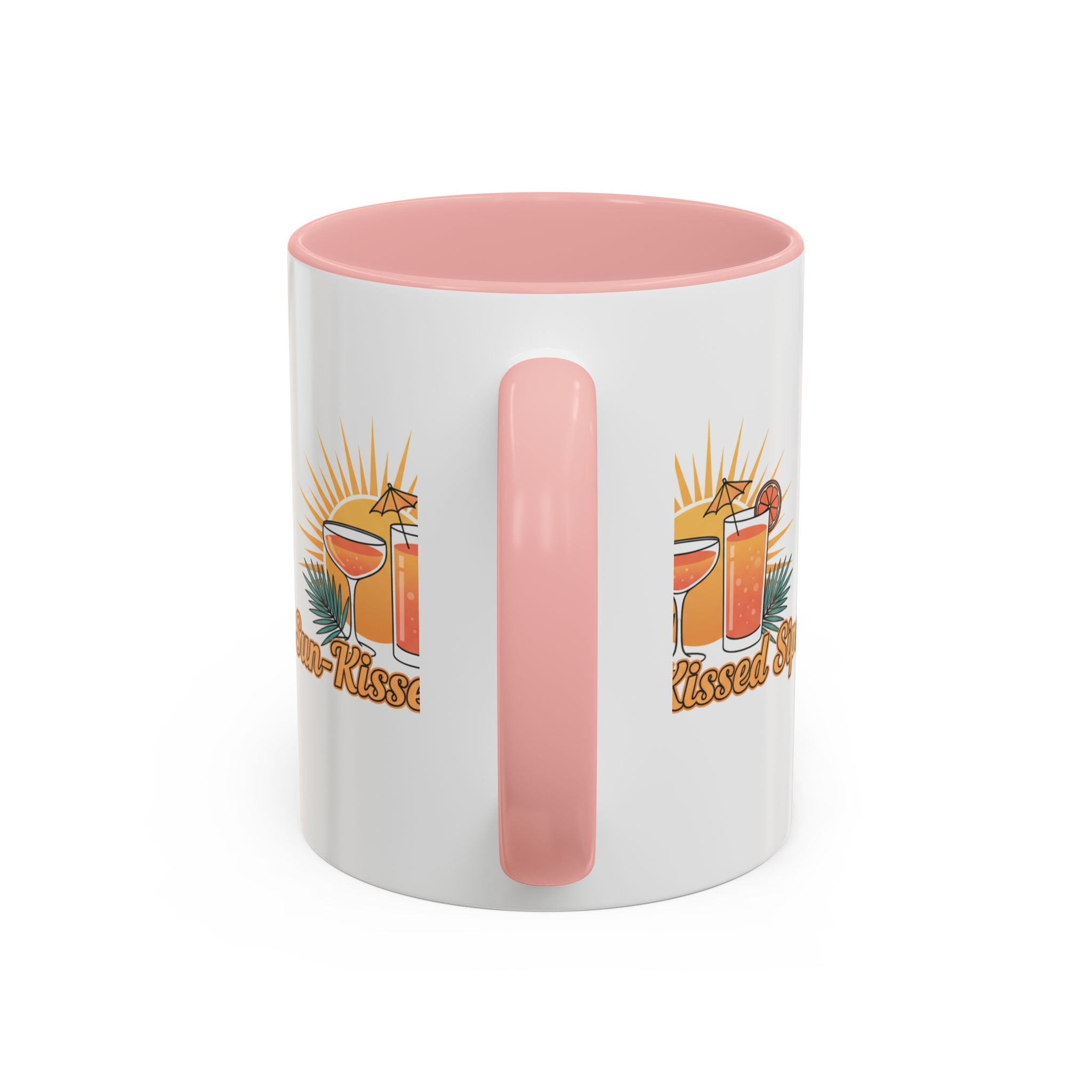 Sun-Kissed Sips Coffee Mug — Tropical Cocktail Graphic Accent Mug (11/15oz)
