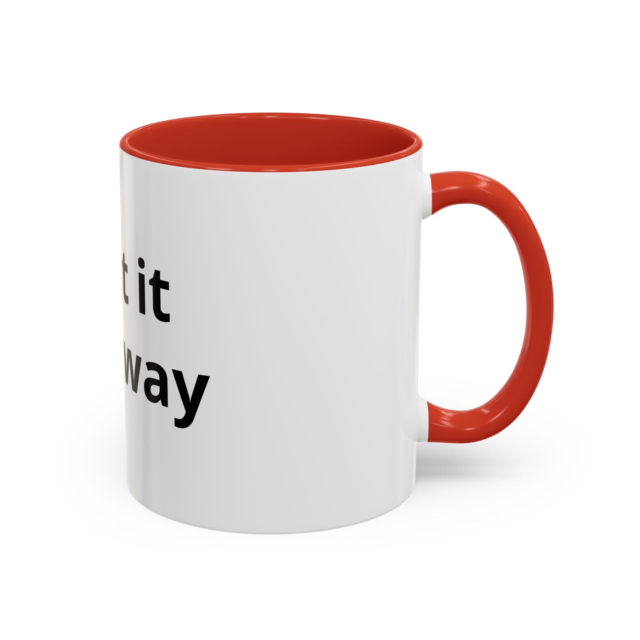 Customizable Accent Coffee Mug – "Print it your way" Personalized Ceramic Gift (11/15oz)