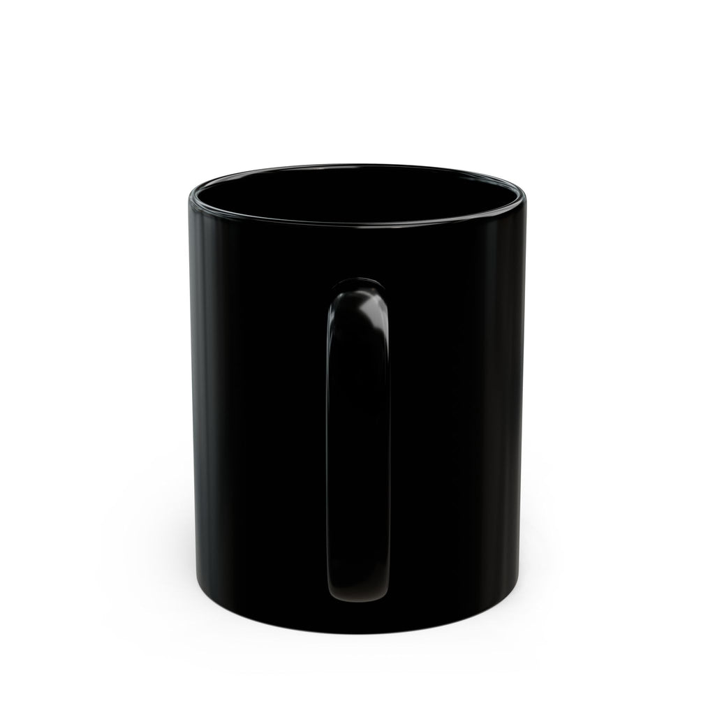 Black Ceramic Mug — "Print It Your Way" Customizable Coffee Cup (11oz/15oz)