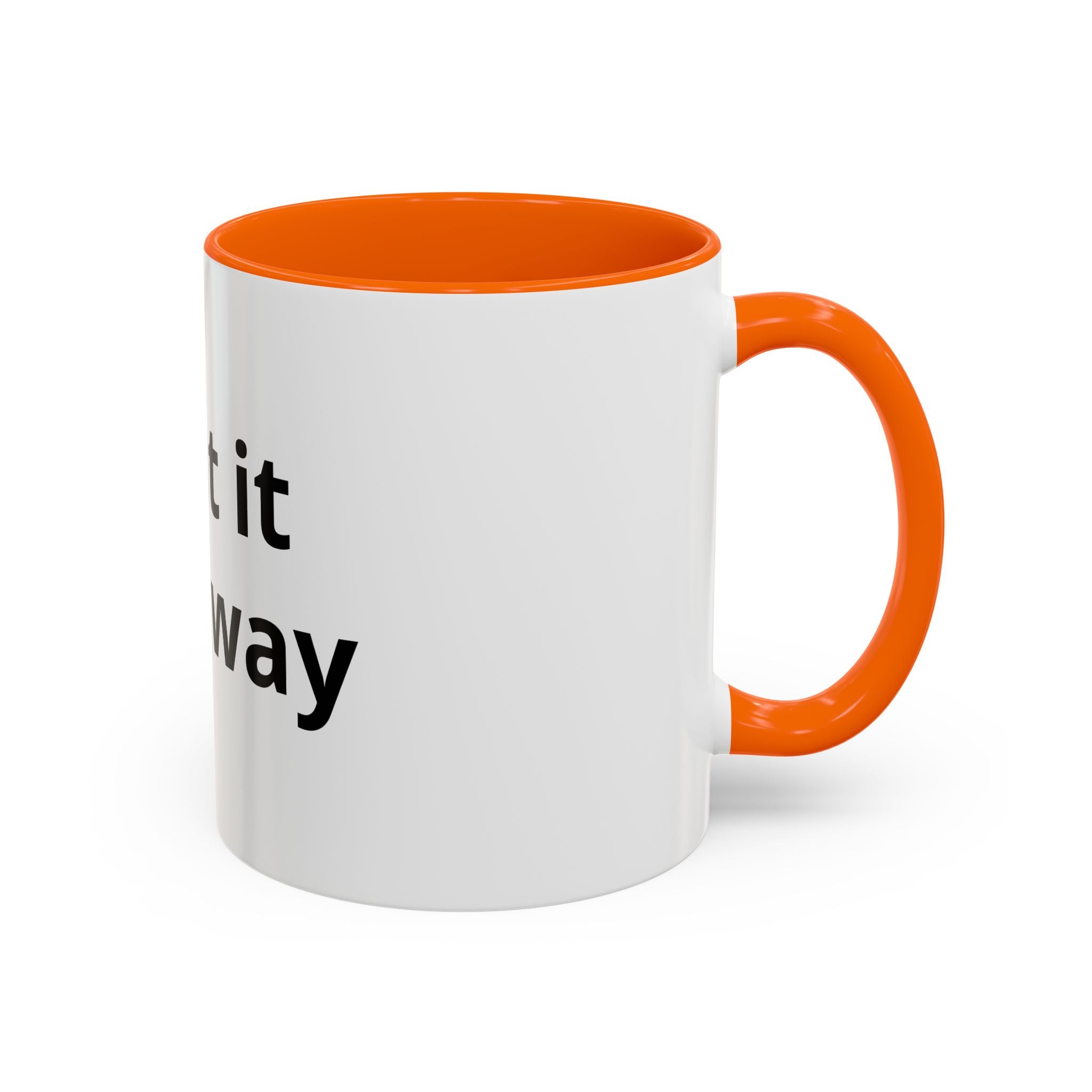 Customizable Accent Coffee Mug – "Print it your way" Personalized Ceramic Gift (11/15oz)