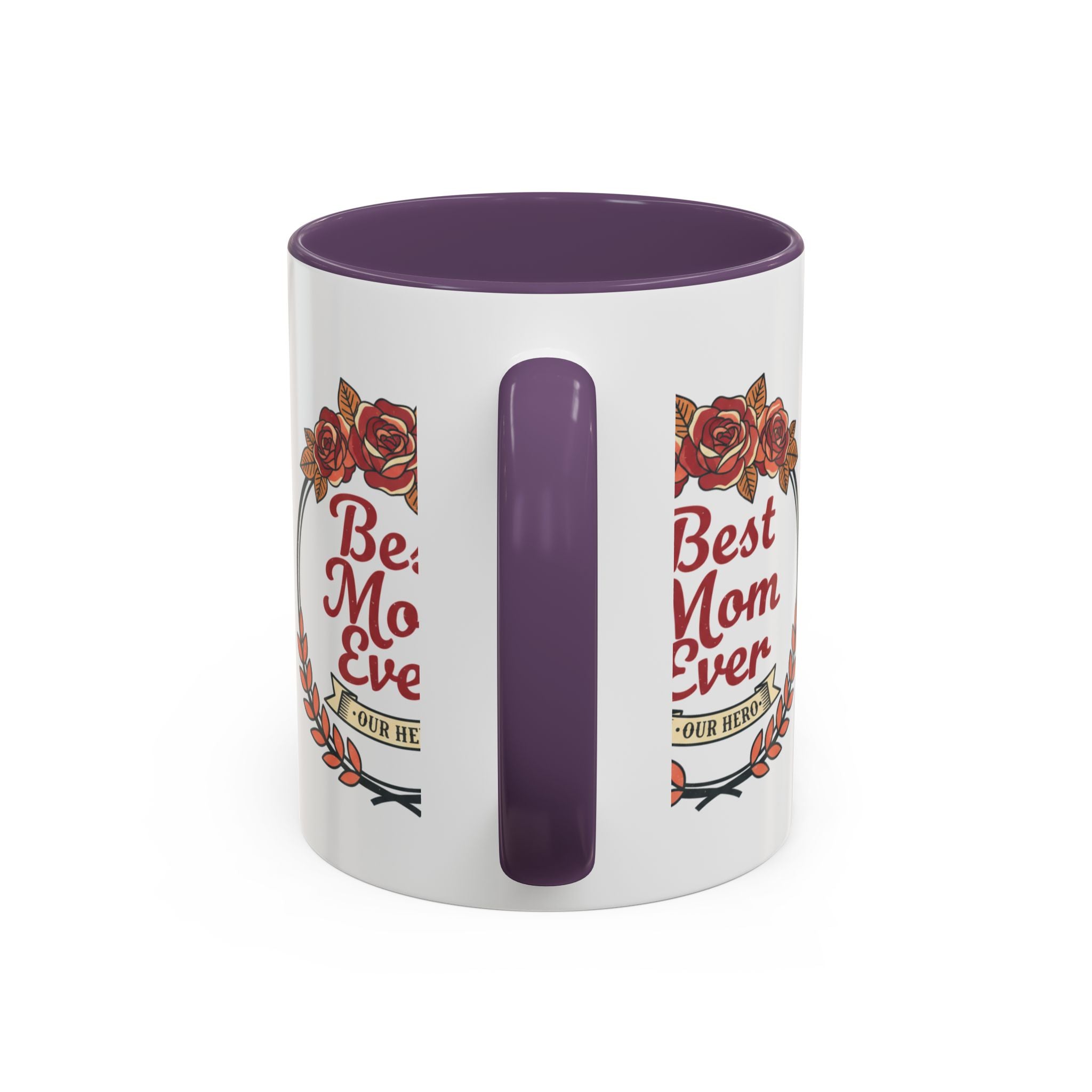 Best Mom Ever Coffee Mug — Floral Accent 11/15oz