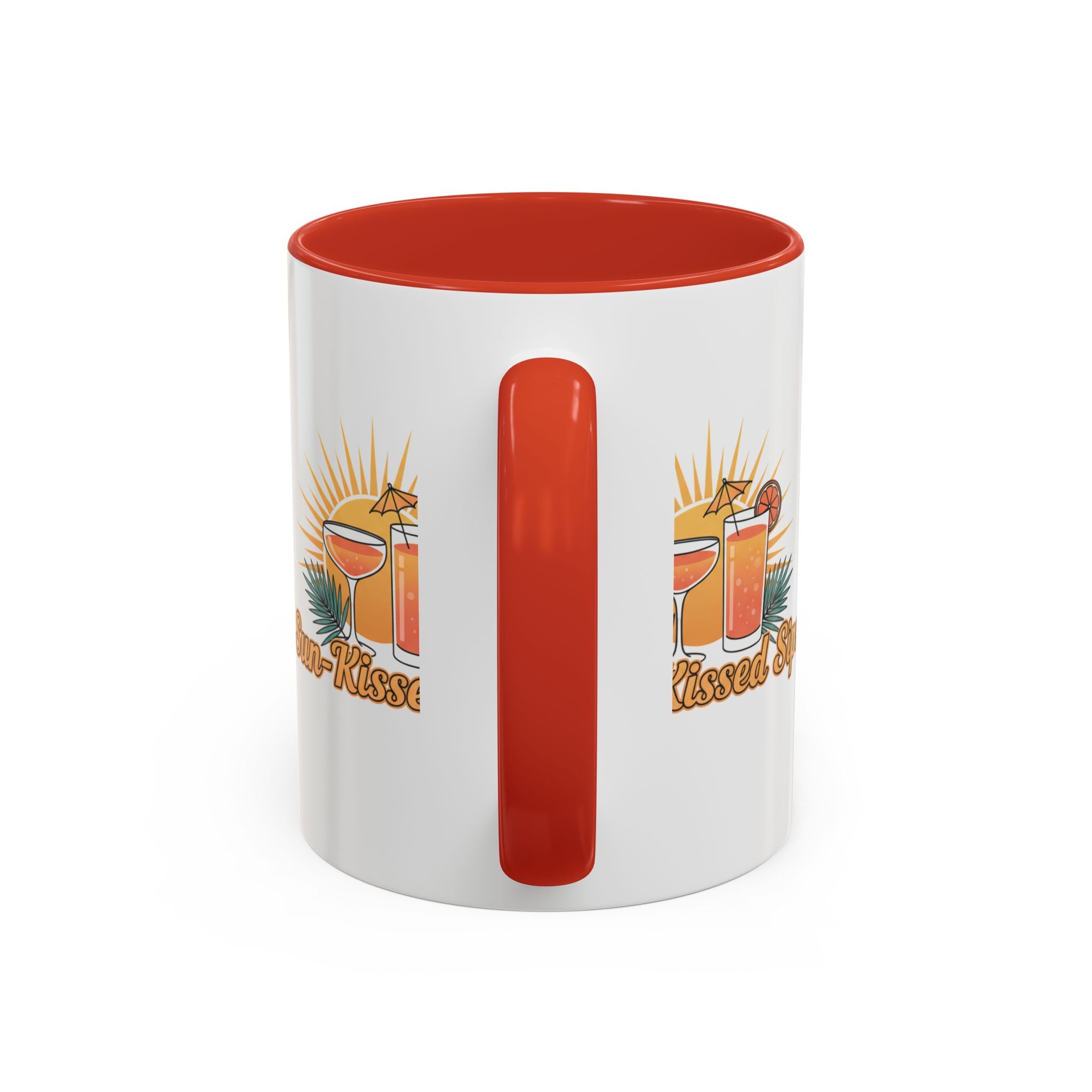 Sun-Kissed Sips Coffee Mug — Tropical Cocktail Graphic Accent Mug (11/15oz)