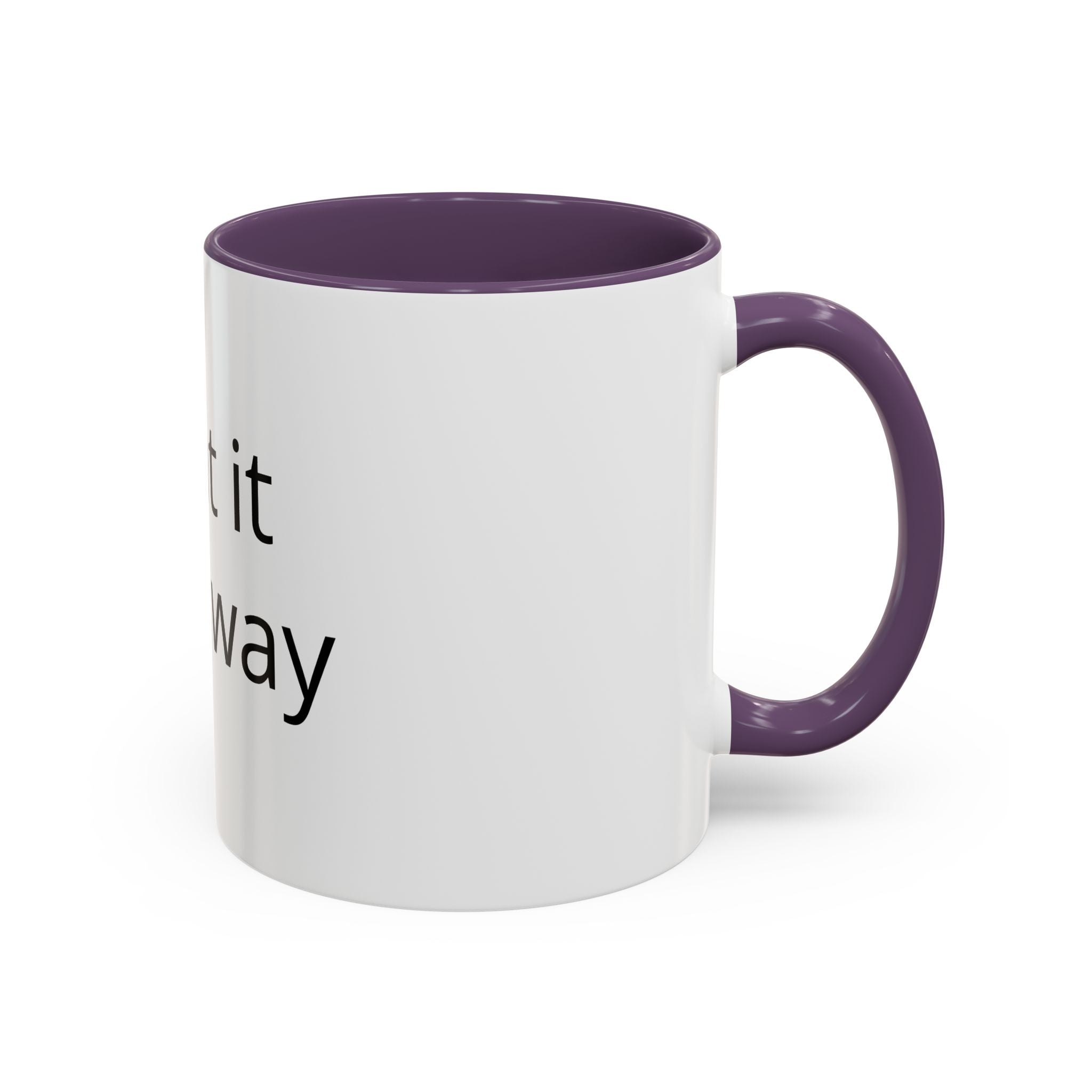 Customizable Accent Coffee Mug – "Print it your way" Personalized Ceramic Gift (11/15oz)